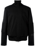 high neck zipped sweatshirt