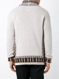 intarsia knit cardigan 