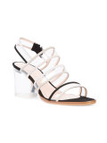 transparent strap sandals