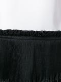 pleated hem tank top