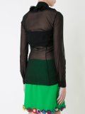 ruffled blouse