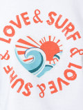 love & surf印花T恤