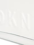 embossed logo crossbody bag