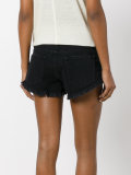 frayed denim shorts 