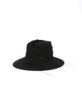 ribbed detailing fedora hat