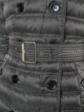 double-breasted parka coat