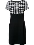 plaid front dress