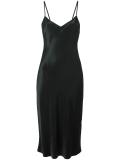 satin slip dress