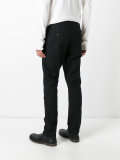 plain tapered trousers
