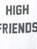 'high friends' print T-shirt