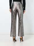 jacquard brocade trousers
