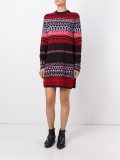 fair isle intarsia dress
