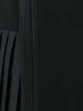 pleated side mini dress