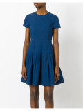 flared trim dress