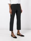 cropped tapered trousers