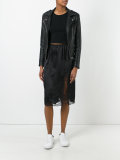 lace trim skirt