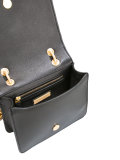 embossed logo cross body bag 
