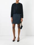 stylized seam cropped jacket