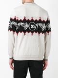 koi fish pattern cardigan