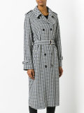 check print coat