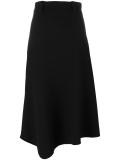 asymmetric midi skirt