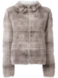 hooded coat