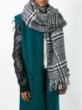 checked scarf
