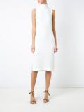 sleeveless midi dress