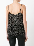 leopard devoré camisole