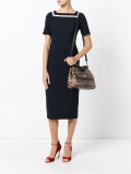 leopard Sicily top-handle tote