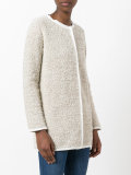 round neck cardi-coat 