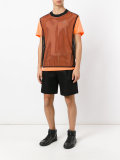 layered fishnet T-shirt 