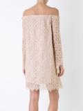 lace cold shoulder dress