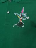 Lacoste x Jean-Paul Goude标志印花polo衫