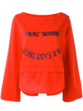 wide sleeve layered top