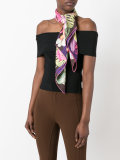 Hibiscus flower print scarf