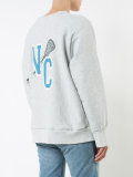 oversized printed sweatshirt