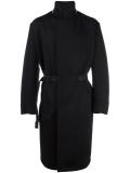 adjustable buckle belt coat
