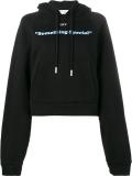 printed hooded sweatshirt