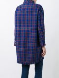 plaid loose-fit shirt