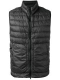padded zip gilet