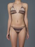 tie-dye triangle bikini set