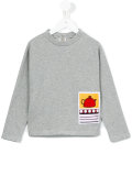 patch appliqué sweatshirt