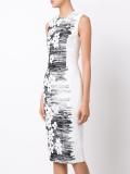 side floral shift dress