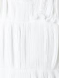 pleated sleeveless top