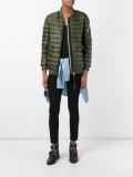 lace-detail padded jacket