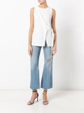 side-tie blouse