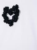 heart embellished T-shirt