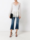sheer lace blouse