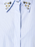 studded trim long shirt 